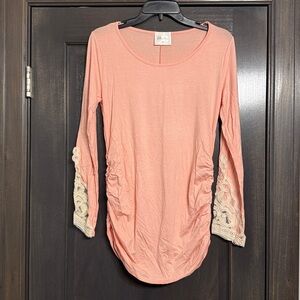 Ella Mara NWOT long sleeve peach Top Multiple sizes